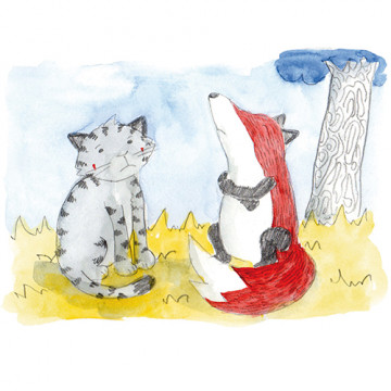 A róka meg a macska